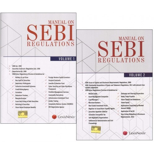LexisNexis's Manual On SEBI Regulations by Shailashri Bhaskar [2 Vols]